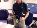 During his training, ESA Astronaut Tim Peake, KG5BVI, learns the ins and outs of the hand-held transceiver installed on board the ISS.